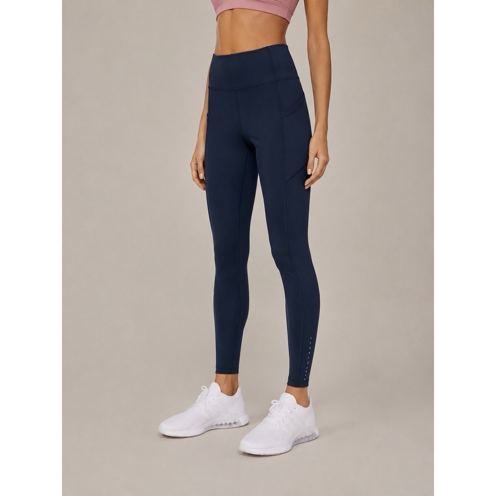Lululemon Fast & Free Full Length Tight Nulux 28" Navy - Size 4